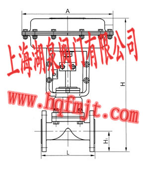 電動隔膜調(diào)節(jié)閥結(jié)構(gòu)圖