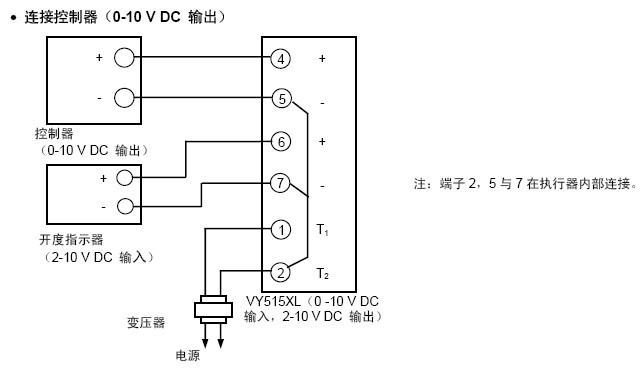 電動調(diào)節(jié)閥接線圖